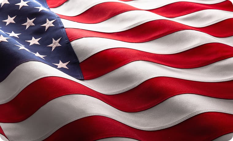 The USA flag